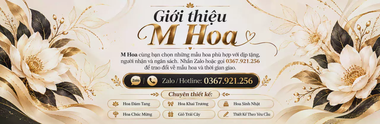 Ảnh bìa Shop hoa tươi Xã Tầm Vu Tây Ninh - Một món hoa, nhiều điều muốn nói